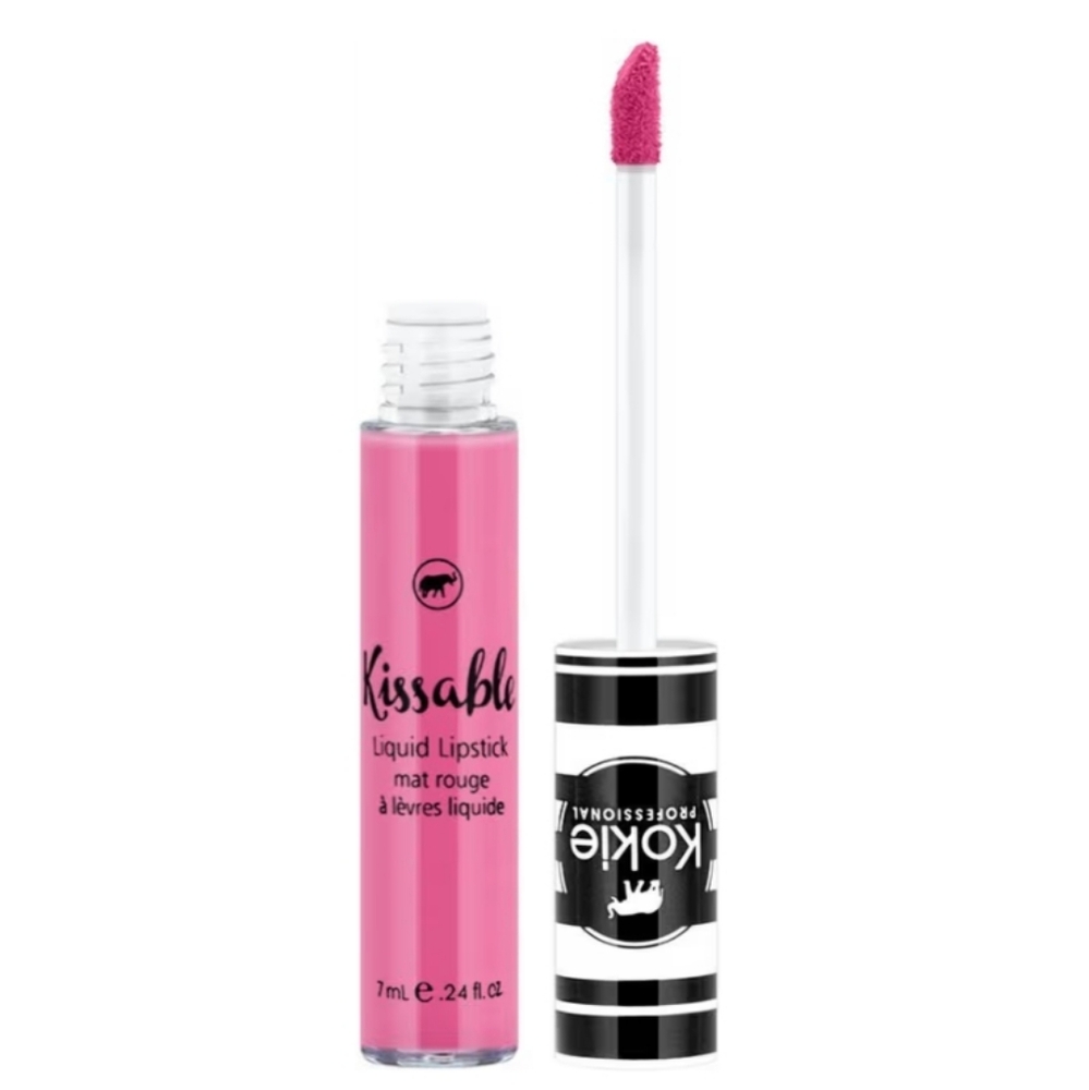 3 x Kokie Kissable Matte Liquid Lipstick, Pink Pleasure